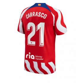Herren Fußballbekleidung Atletico Madrid Yannick Carrasco #21 Heimtrikot 2022-23 Kurzarm